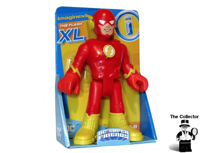 Fisher-Price Imaginext XL DC Super Friends Flash In Classic Red Suit 10.5" Figure Brand New Sealed