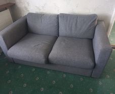 Grey Ikea 2 seat couch