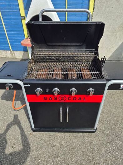 Charbroil gas to coal BBQ