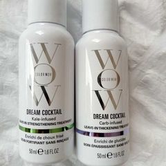 BNIB Color Wow Dream Cocktail Leave-In Hair Treatments - 2 x 50ml Minis