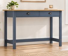 Console Table Hill with 2 Drawers Grey