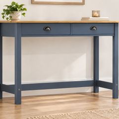 Console Table Hill with 2 Drawers Grey