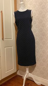 Dress Navy Polka dot