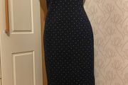Dress Navy Polka dot
