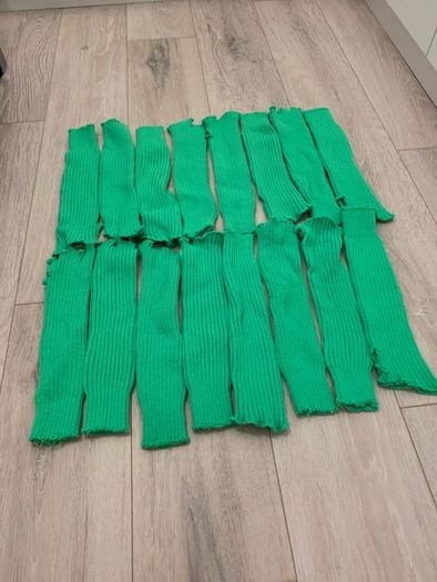Bright Green Legwarmers Bundle - 8 Pairs