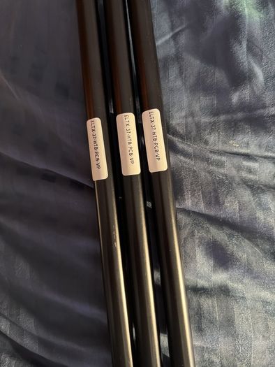 Set of elevate tour VSS tour wedge shafts black