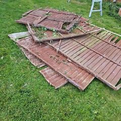 Old wood fence