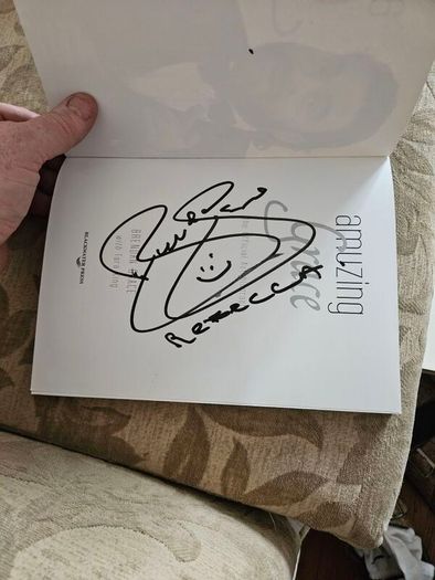 Amuzing Grace. The Official Autobiography.  By Brendan Grace With Tara King. Signed First Edition Paperback In Good Condition.  See Photos For Same.