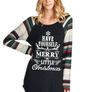 Ladies Women Christmas T Shirt Top Long Sleeve Merry Little Reindeer Holly Jolly Image 7