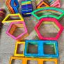 Large 350+ Piece Magnetic Building Tiles Set - Magformers Style - Excellent Condition Image 5