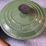 Le Creuset Cast Iron Moss Green Saucepan And Pot Set Image 3