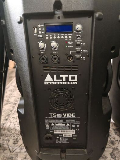 Alto TS115 Active PA Speakers + Stands