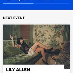 Lily Allen Seated Tickets