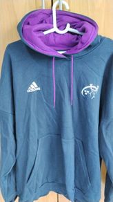 Adidas Munster Rugby Hoodie | Navy/Purple