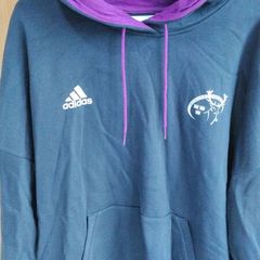 Adidas Munster Rugby Hoodie | Navy/Purple
