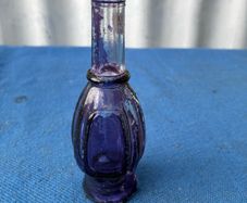 Vintage Morey purple perfume bottle