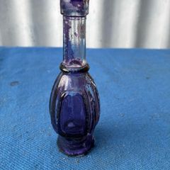 Vintage Morey purple perfume bottle