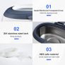 Ultrasonic Cleaner 600ml Ultra Sonic Jewellery Cleaner with Cleaning Dentures Jewelry Glasses Watch Metal Coins Dentures Image 5