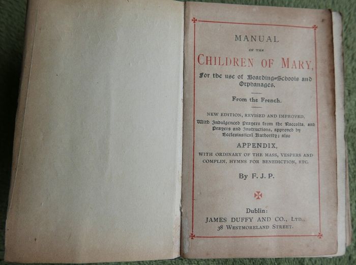 Vintage Manual of the Children of Mary