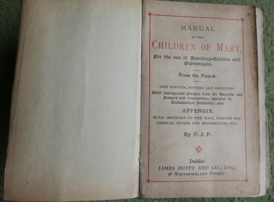 Vintage Manual of the Children of Mary