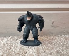 Marvel Spider Man RHINO approx. 5.5 cm. Mini Figurine Cake Topper 2018 damaged Please see photos