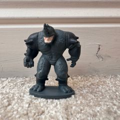 Marvel Spider Man RHINO approx. 5.5 cm. Mini Figurine Cake Topper 2018 damaged Please see photos