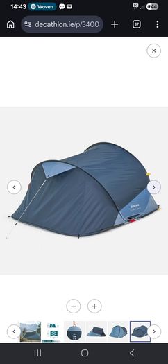 pop up tent decathlon quechua 2 person 2 second tent