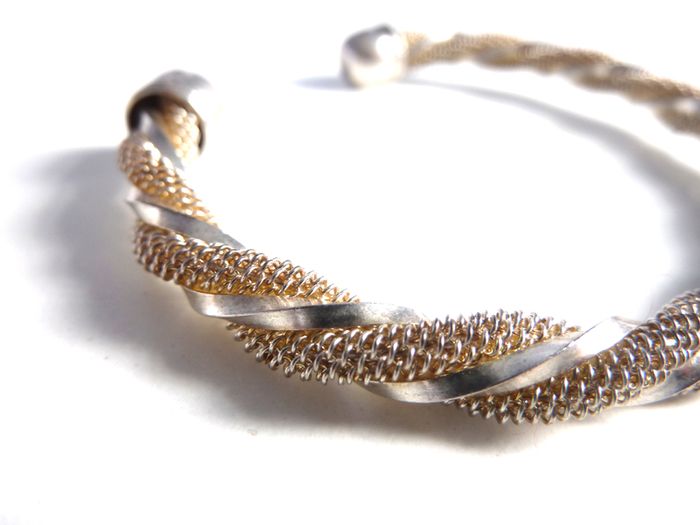Sterling silver bangle 925 stamped