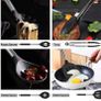 Kitchen Utensil Set, 15pcs Silicone Cooking Kitchen Utensils Set, Cooking Tools Turner Tongs Spatula Spoon for Nonstick Heat Resistant Cookware (MULTIPLE COLOURS) Image 6