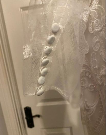 Ivory wedding Dress , Size  16
