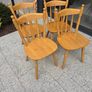 Chairs. Solid Wood 4 in total Image 2