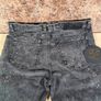 mens Siksilk jeans washed black bust knee riot denim Size Small W 30 L 34 Image 9