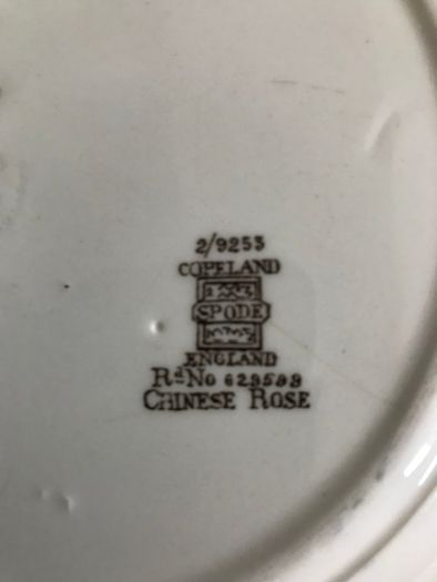 Vintage Copeland Spode rimmed bowl