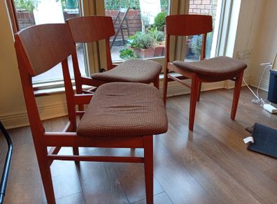 Farstrup Model 210 - Original Danish Mid-Century Teak Dining Chairs X4