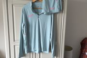 Nike Men's Pale Blue Zippy and Shorts set