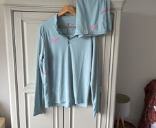Nike Men's Pale Blue Zippy and Shorts set