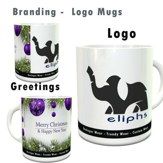 Custom personalised logo greeting message bulk printed mugs,Whole sale printing