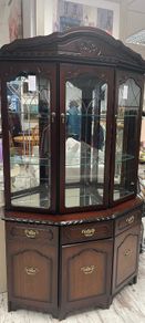 Mahogany Display Cabinet