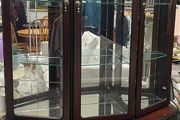 Mahogany Display Cabinet