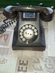 2 Antique Black Phones for Parts or Repair Price is for the 2 of them, Ideal for Home or Stage Movie Props Postage Available or Collection is Always Welcome in Rochfortbridge Westmeath