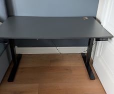 Office Electric Table and Ergonomic Chair
