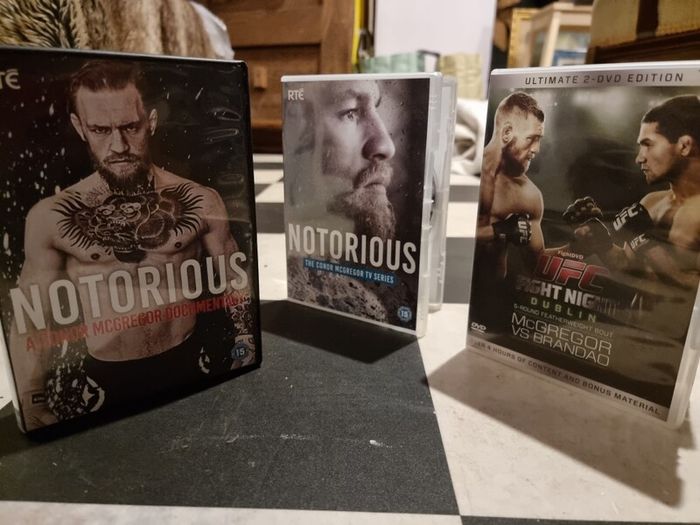 Conor Mcgregor 3 DVDs