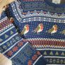 Navy Christmas Jumper  Size Large Image 3