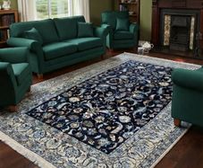 Fine Persian Nain Rug | Hand-Knotted Wool & Silk | 248 x 350 cm / 8.1 x 11.5 ft