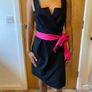 Diane von Furstenburg black/ pink  wrap dress ASO Amy Winehouse Image 2