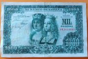 1957 Spain 1000 Pesetas