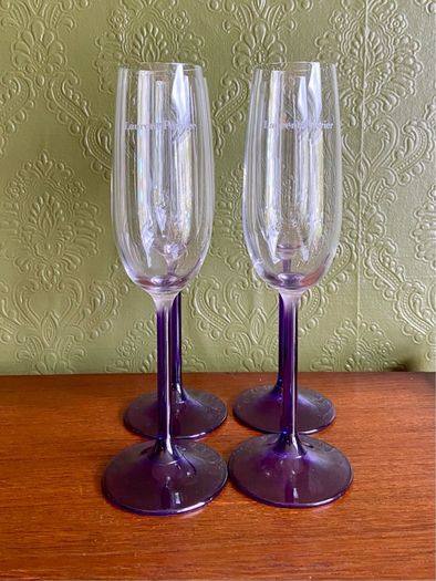 Laurent Perrier champagne glasses