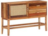 Sideboard 118x30x76 cm Solid Reclaimed Wood