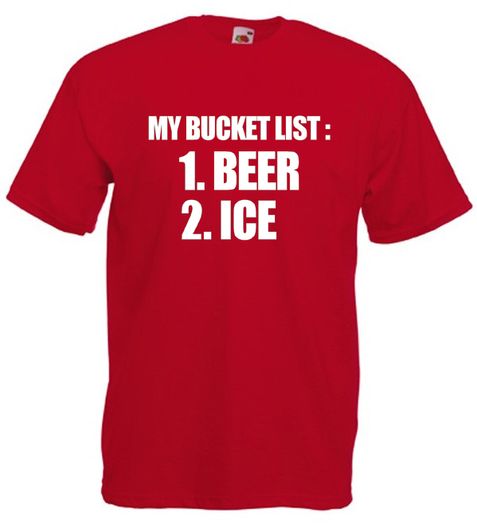 My Bucket List T-Shirt Gift Ideas for him Great Gift Present