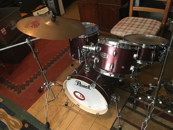Pearl Midtown + Hardware and Cymbals + Cases